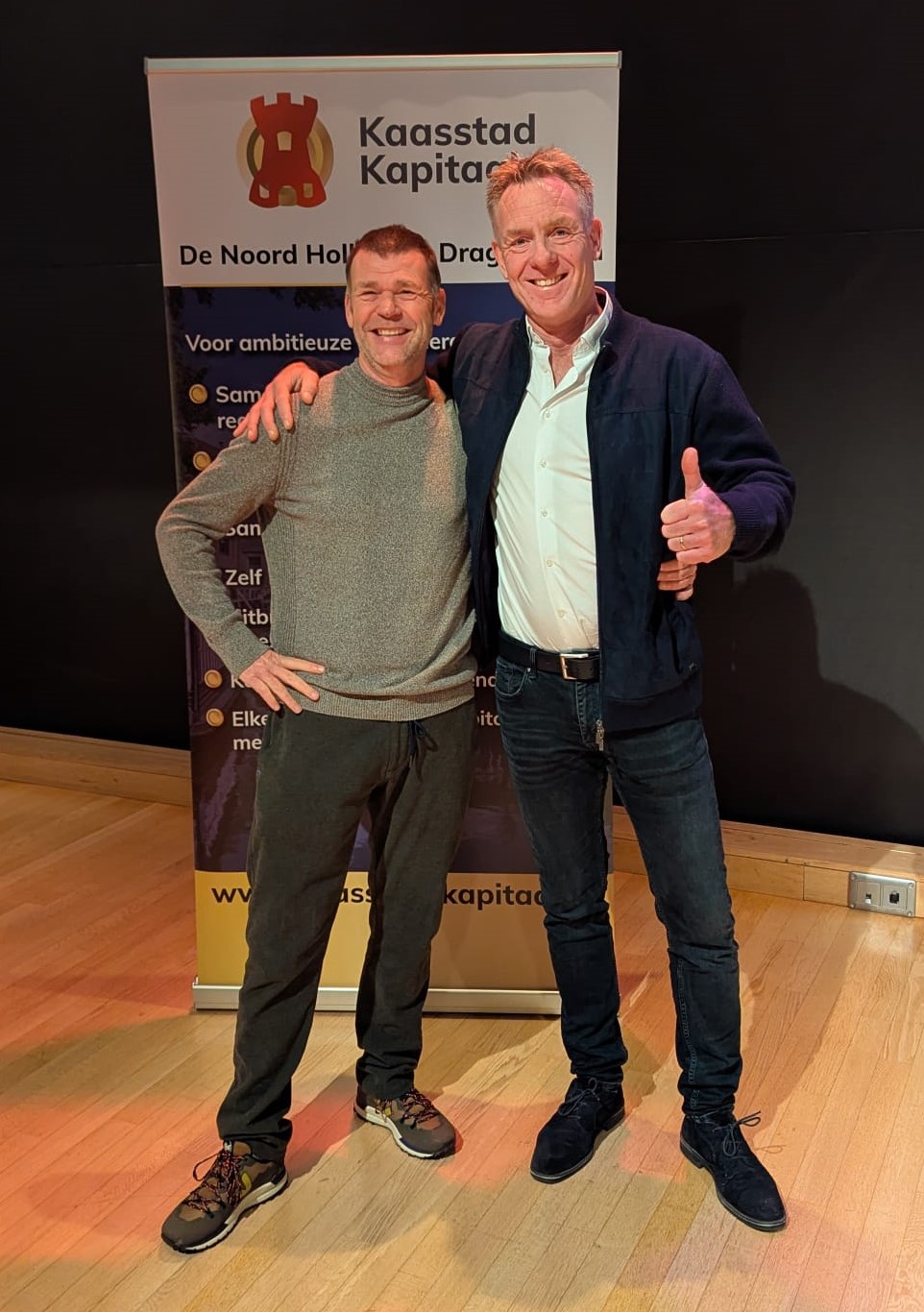 John van Nijnatten van Flywheel Impact en Peter Vonk van Kaasstad Kapitaal